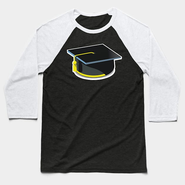 Square academic cap Baseball T-Shirt by nickemporium1